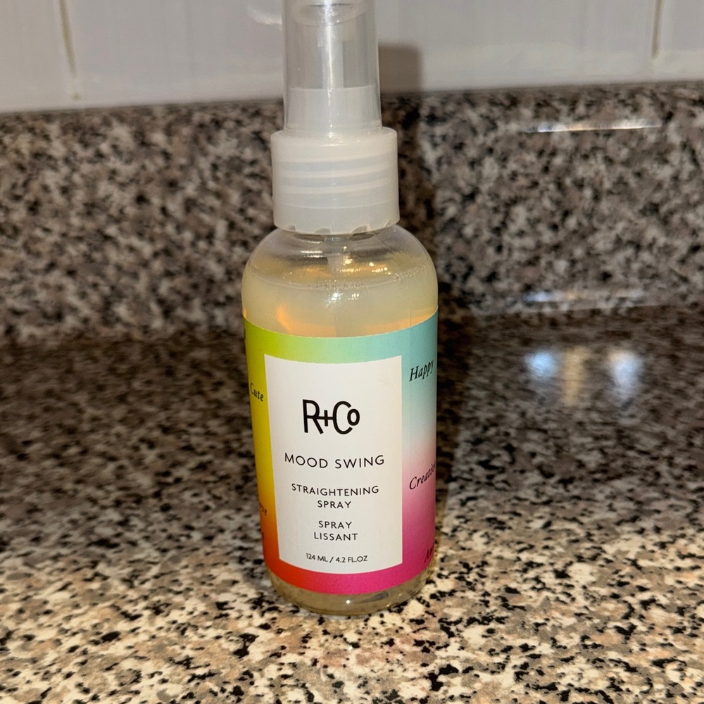 R+Co Mood Swing Spray with Vibrant Label